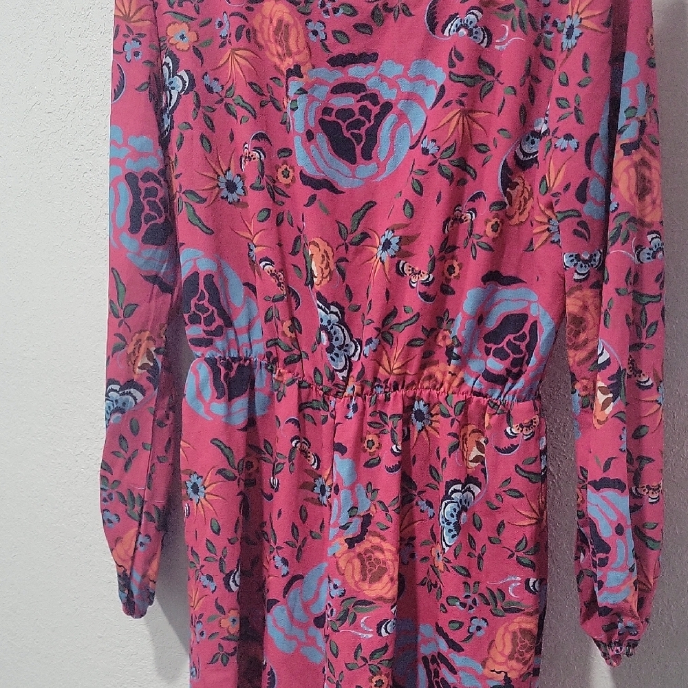Boohoo Pink Floral Dress